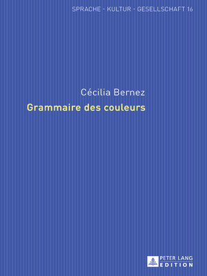 cover image of Grammaire des couleurs